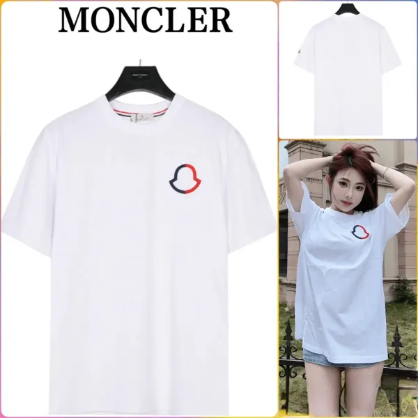 Moncler Logo Patch White T-Shirt - 1