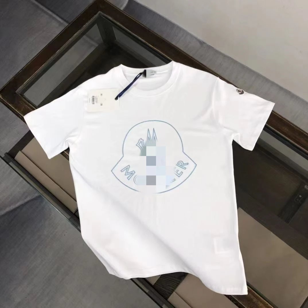Moncler T-Shirts Short-Sleeve Logo Graphic — 18