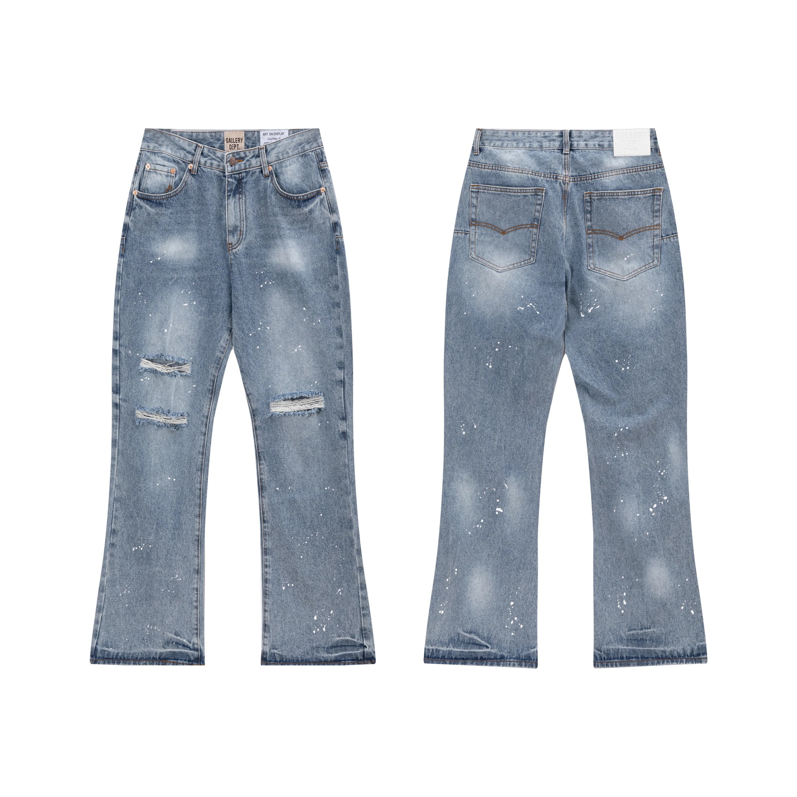 Gallery Dept. Jeans Paint-Splatter Distressed — 38