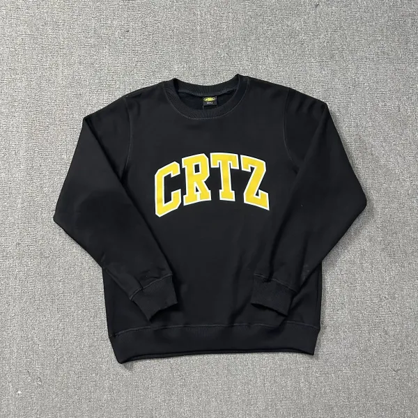 CRTZ Arch Logo Black Hoodie - 1