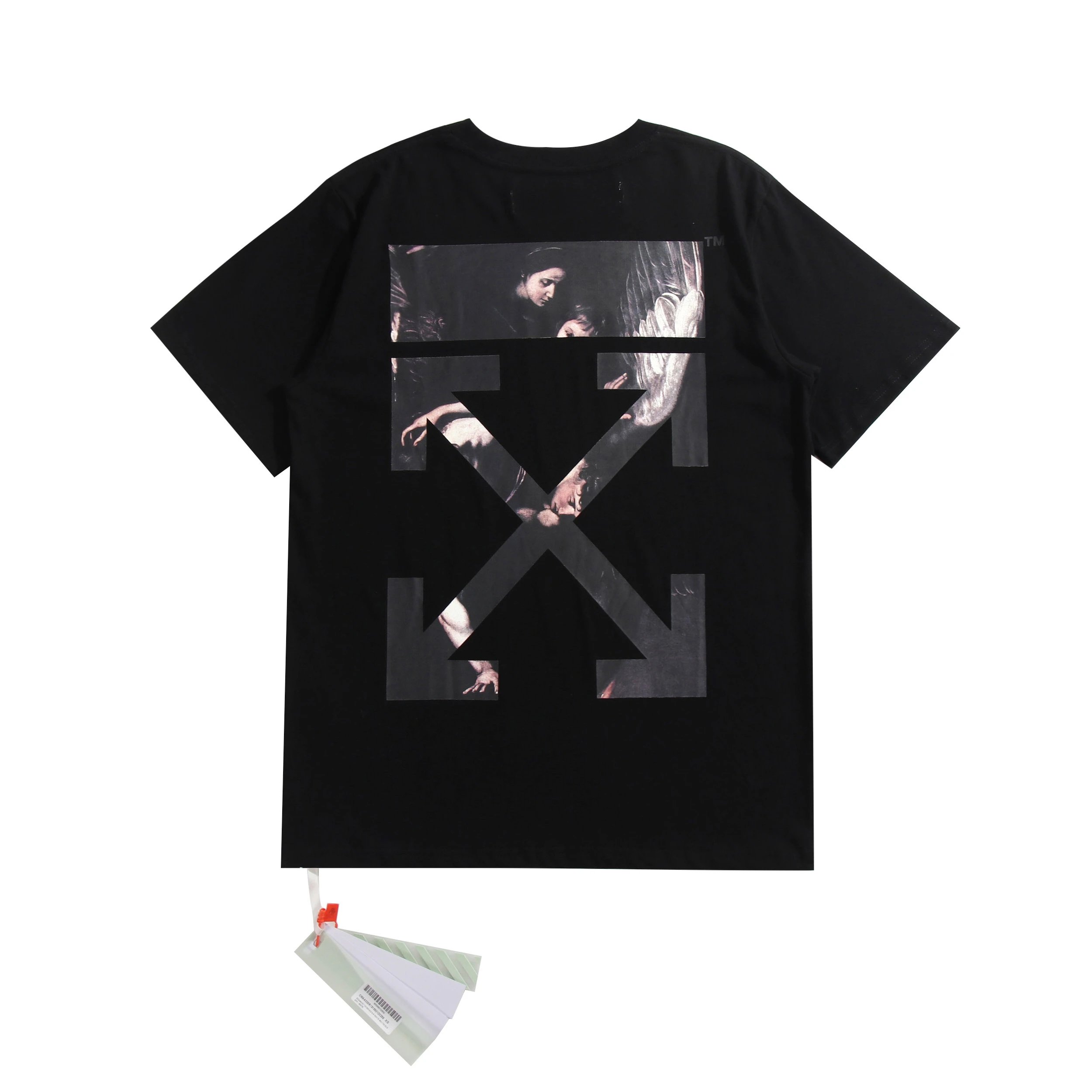 Off-White T-Shirts Short-Sleeve Cross-Arrow Graphic — 26