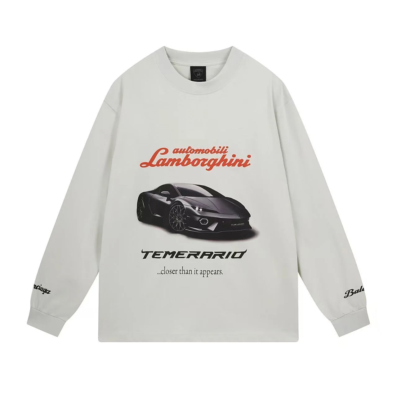 Balenciaga Shirts Long-Sleeve Logo Print — 21