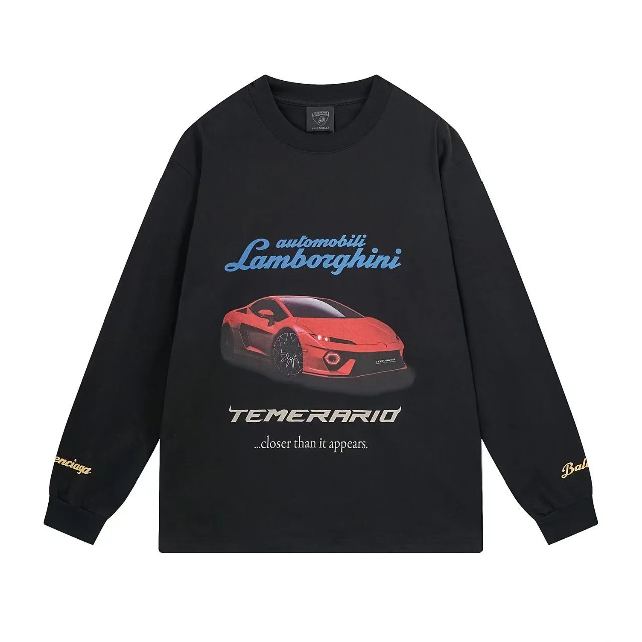 Balenciaga Shirts Long-Sleeve Logo Print — 20