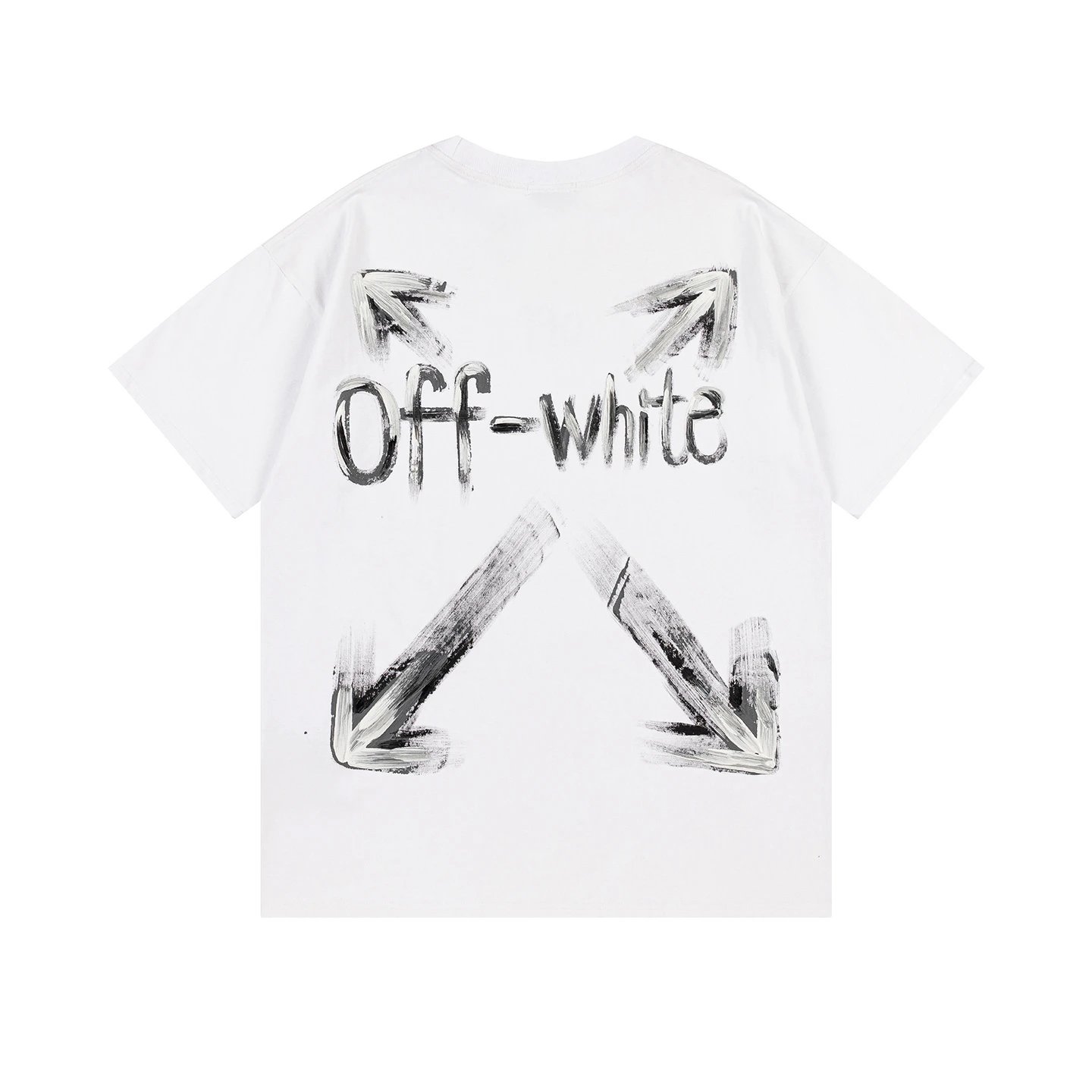 Off-White T-Shirts Short-Sleeve Cross-Arrow Graphic — 20