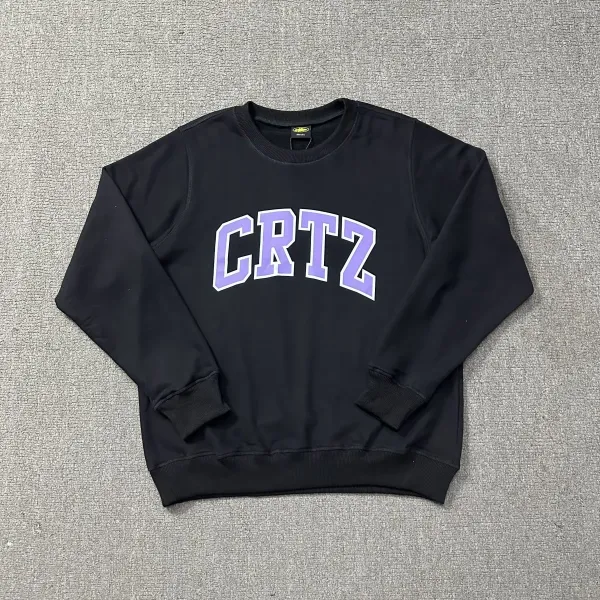CRTZ Arch Logo Black Hoodie - 1