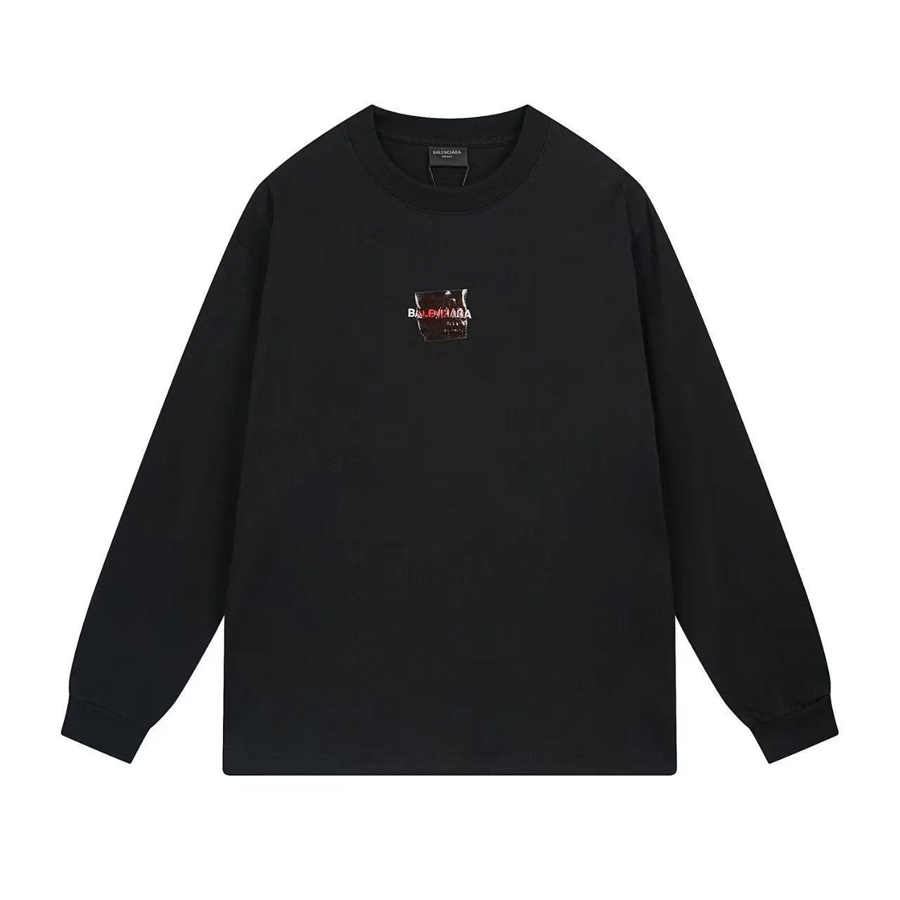 Balenciaga Shirts Long-Sleeve Logo Print — 07