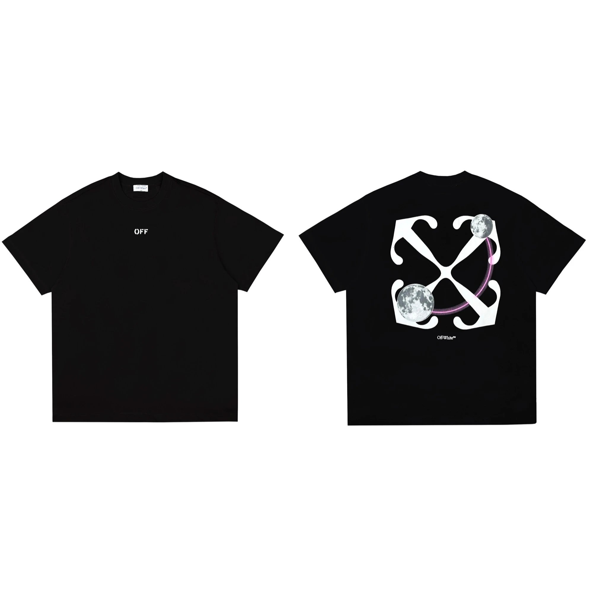 Off-White T-Shirts Short-Sleeve Cross-Arrow Graphic — 39