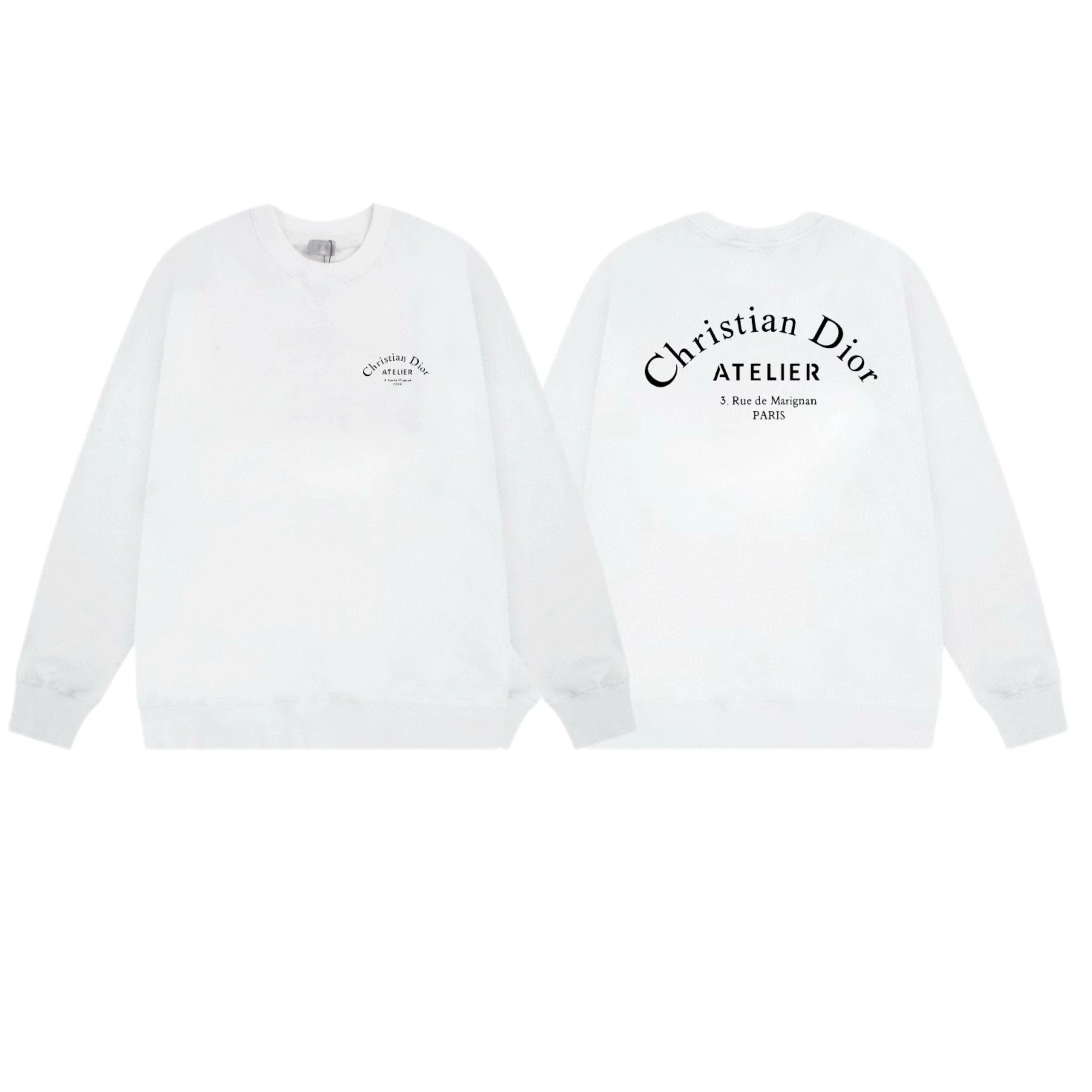 Dior Hoodies & Sweatshirts Crewneck sweatshirt with logo embroidery — 24