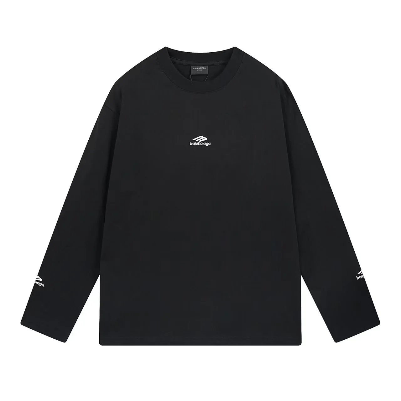 Balenciaga Shirts Long-Sleeve Logo Print — 17