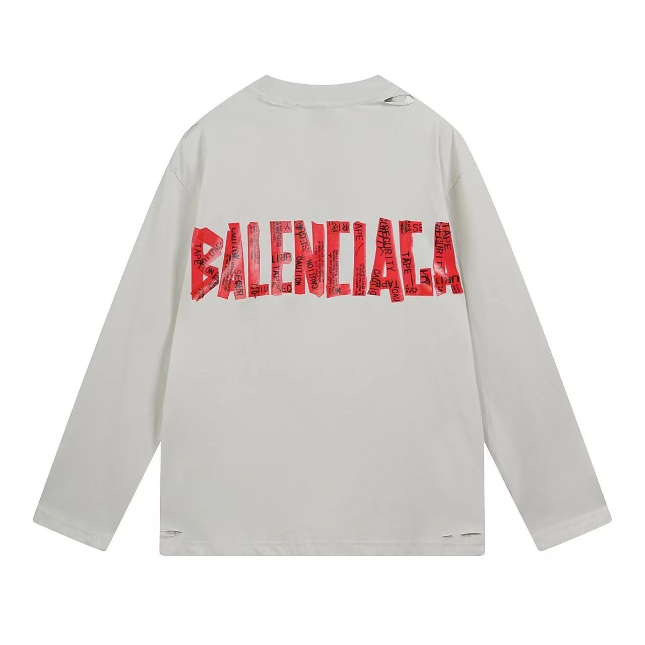 Balenciaga Shirts Long-Sleeve Logo Print — 16