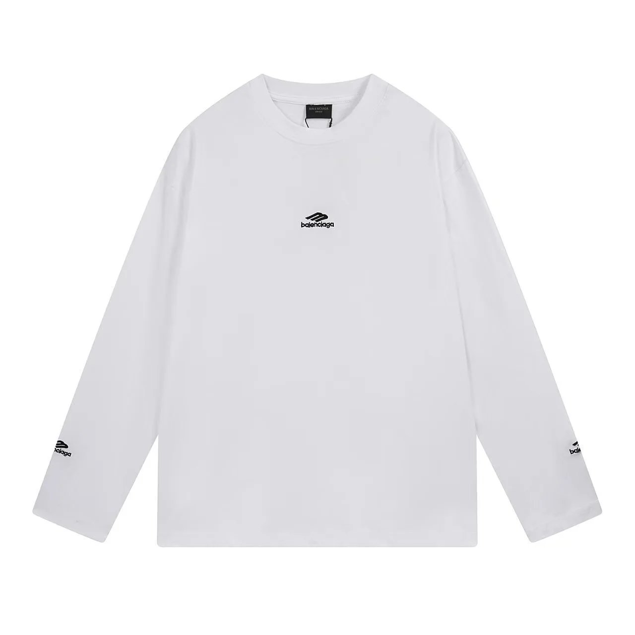 Balenciaga Shirts Long-Sleeve Logo Print — 18