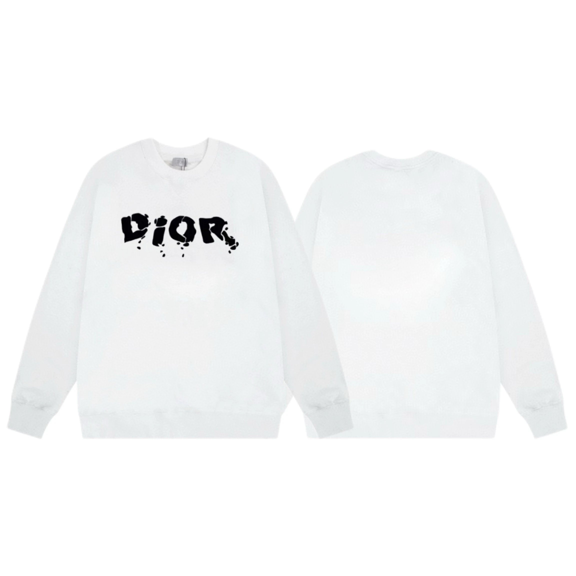 Dior Hoodies & Sweatshirts Crewneck sweatshirt with logo embroidery — 40
