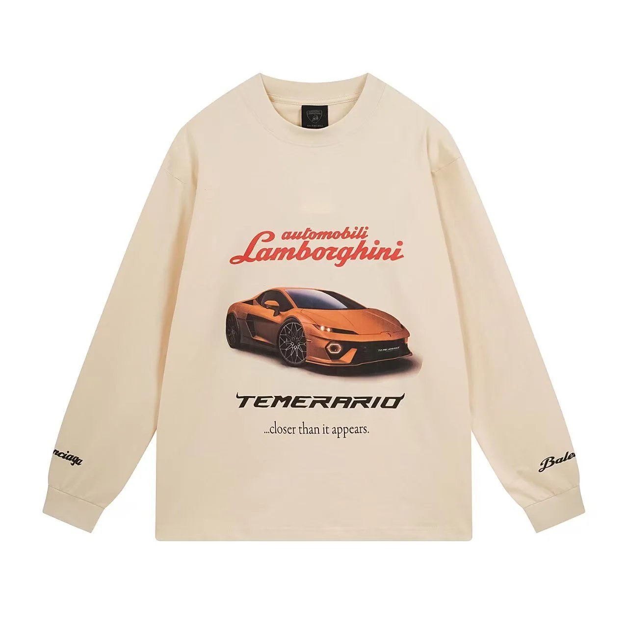 Balenciaga Shirts Long-Sleeve Logo Print — 23