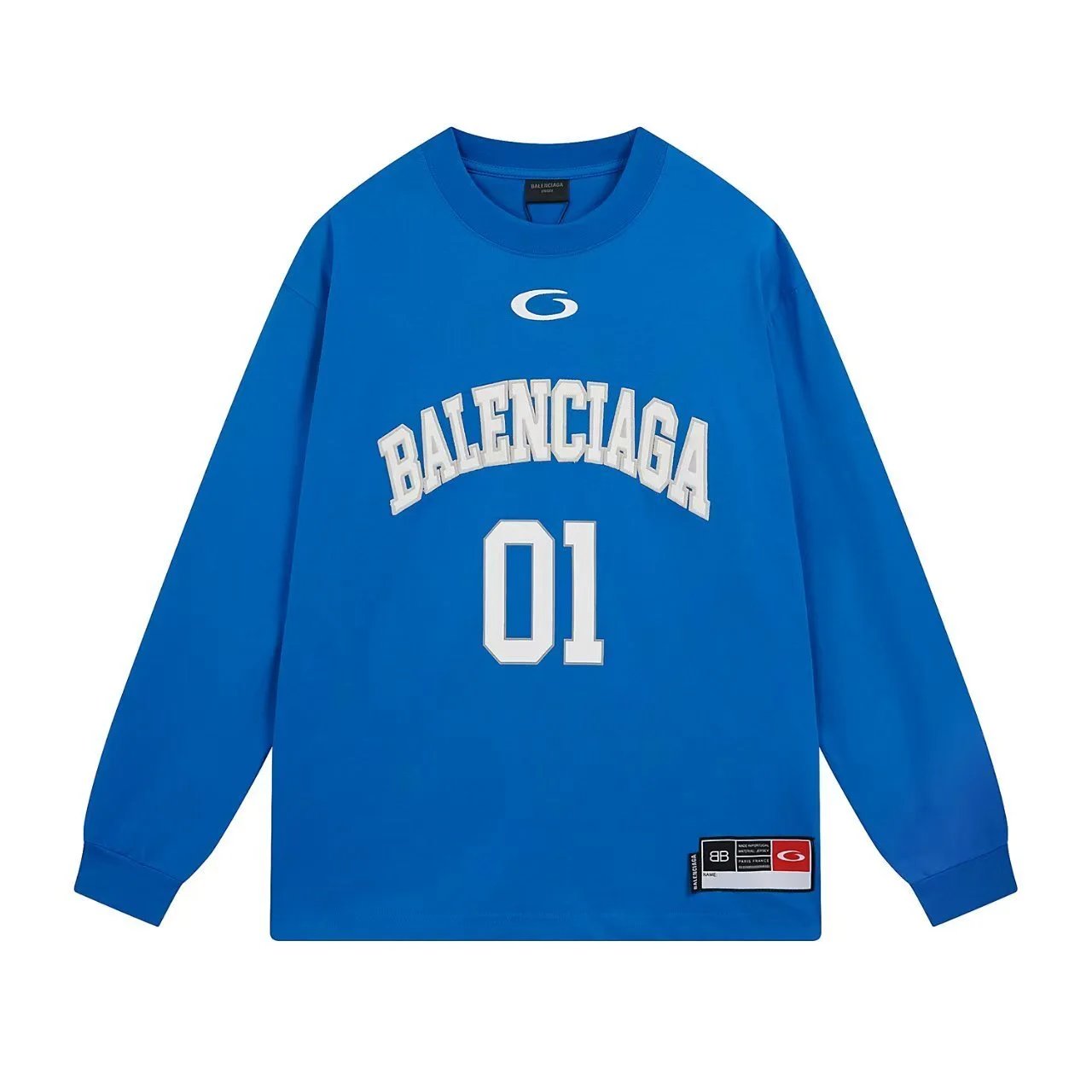 Balenciaga Shirts Long-Sleeve Logo Print — 34