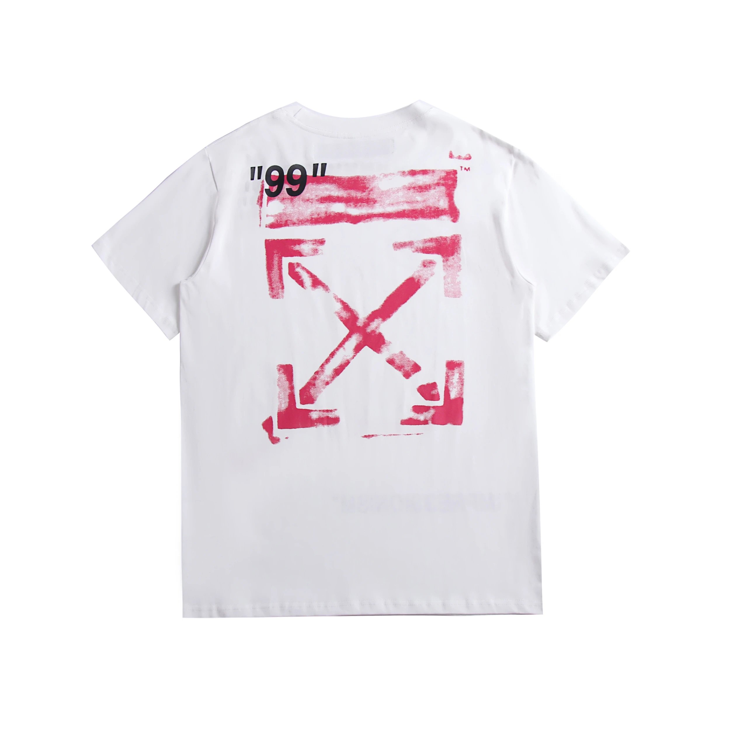 Off-White T-Shirts Short-Sleeve Cross-Arrow Graphic — 32