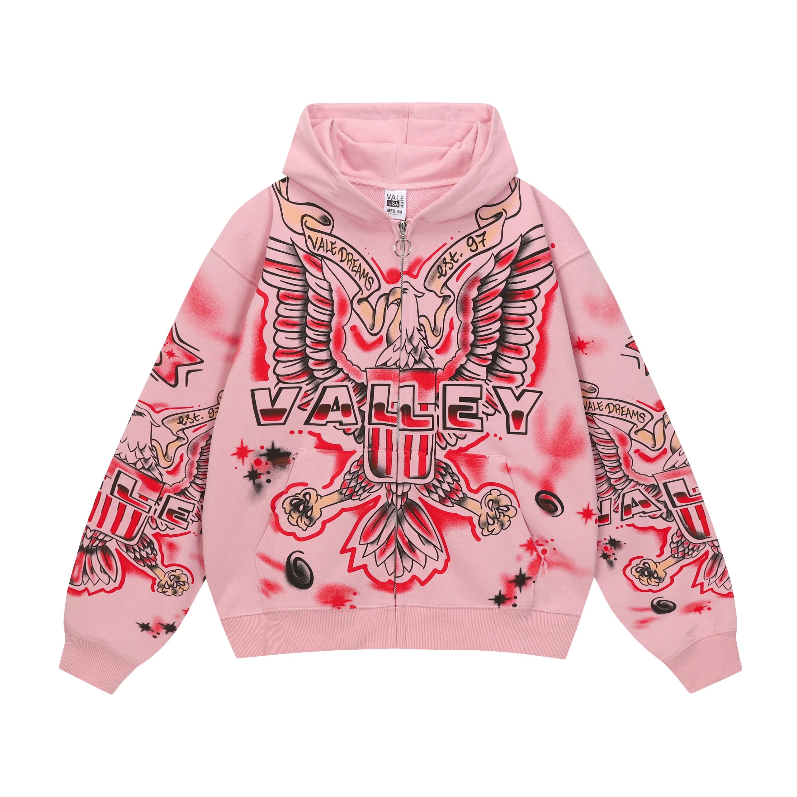 Valley Hoodies & Sweatshirts Graphic Print Pullover Hoodie — 19