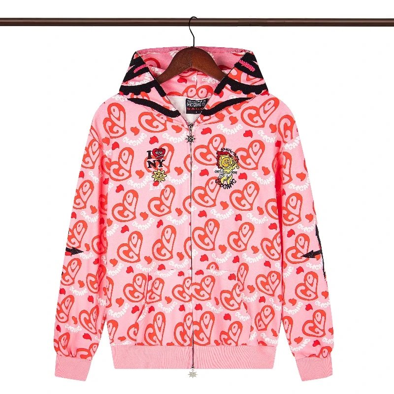 Glo Gang Hoodies & Sweatshirts Full-Zip Graphic Hoodie — 10