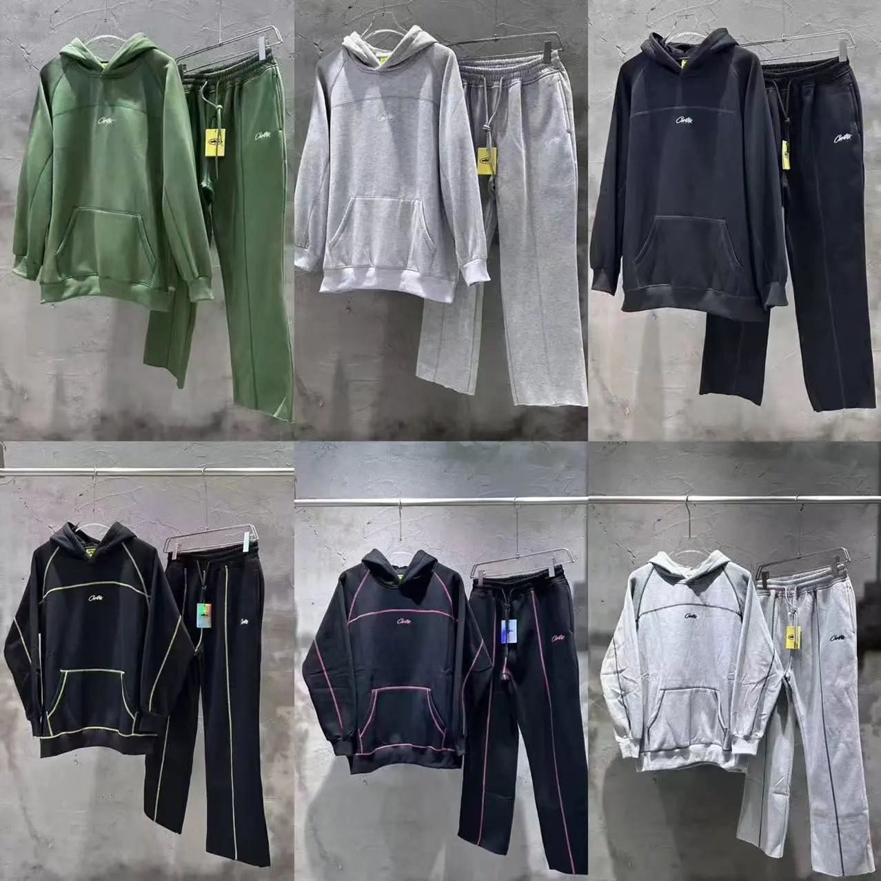 Corteiz Hoodies & Sweatshirts Hoodie with contrast piping image 1