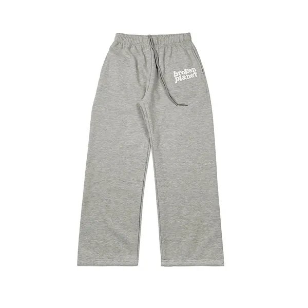 Broken Planet Trousers Logo Embroidered Drawstring Sweatpants — 01