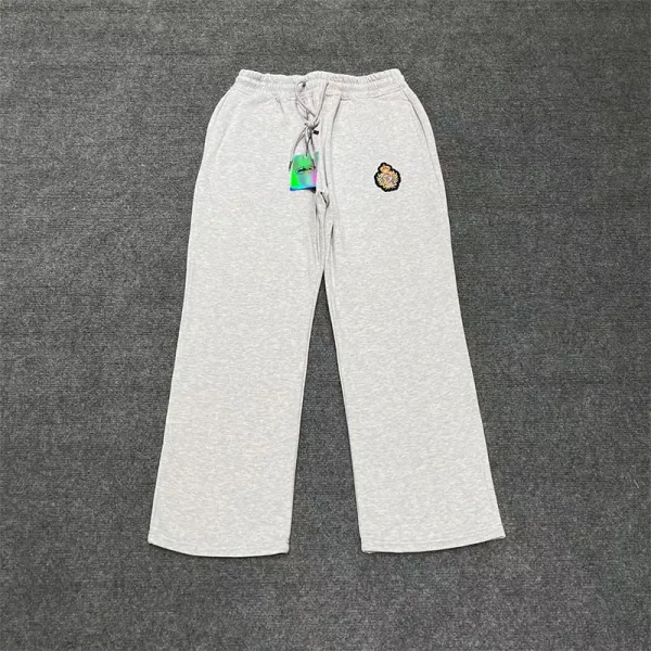 Design Embroidered Logo Sweatpants Gray - 1