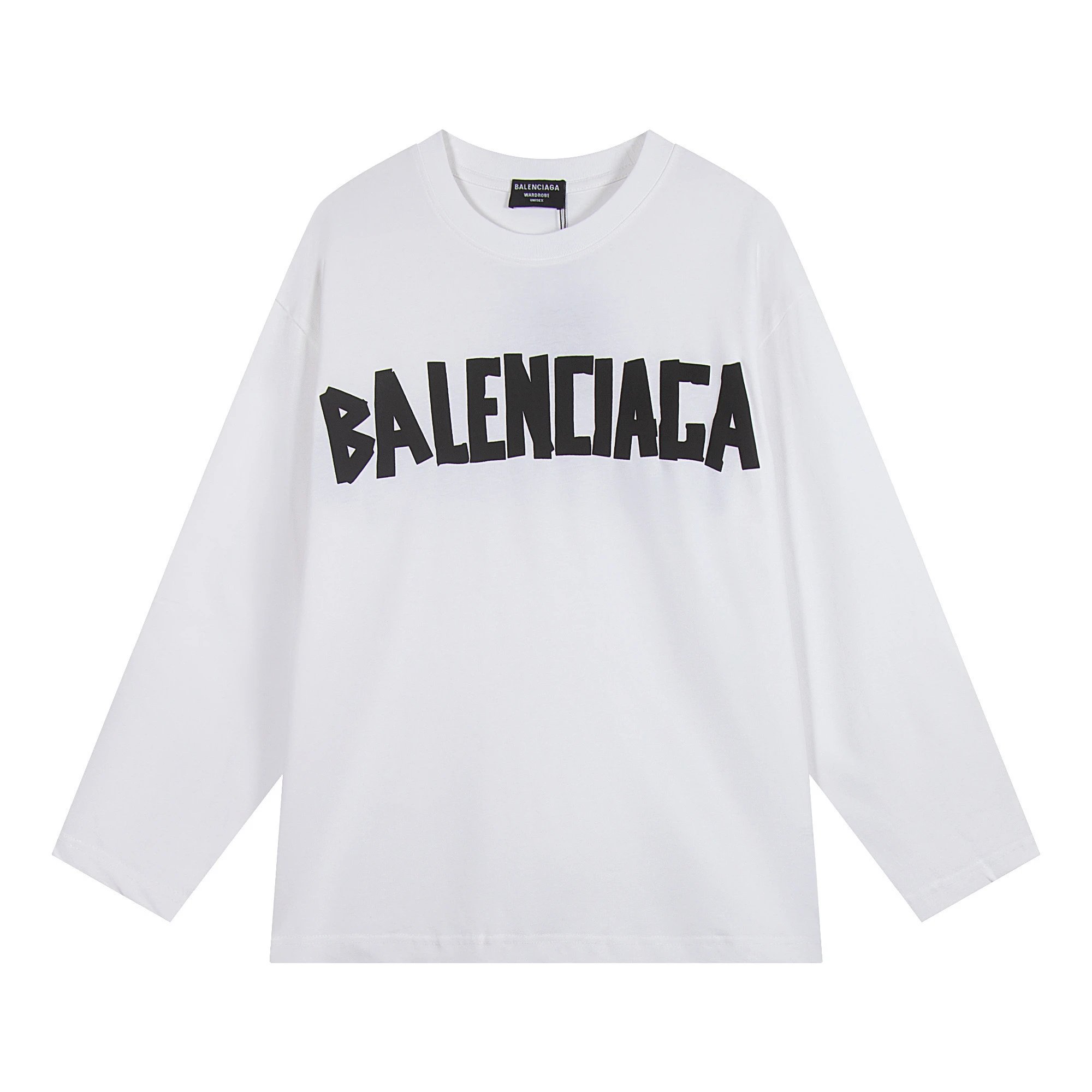 Balenciaga Shirts Long-Sleeve Logo Print — 04