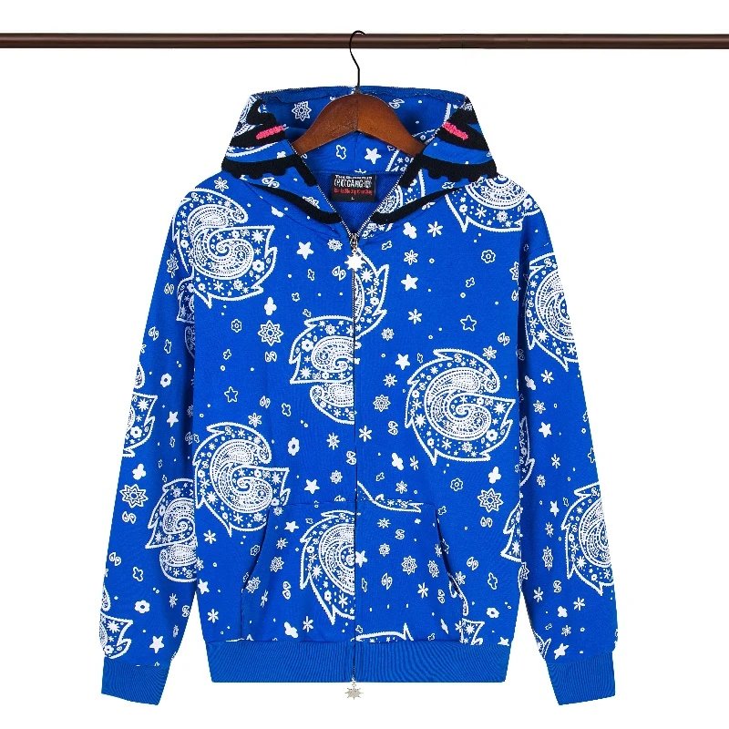 Glo Gang Hoodies & Sweatshirts Full-Zip Graphic Hoodie — 08