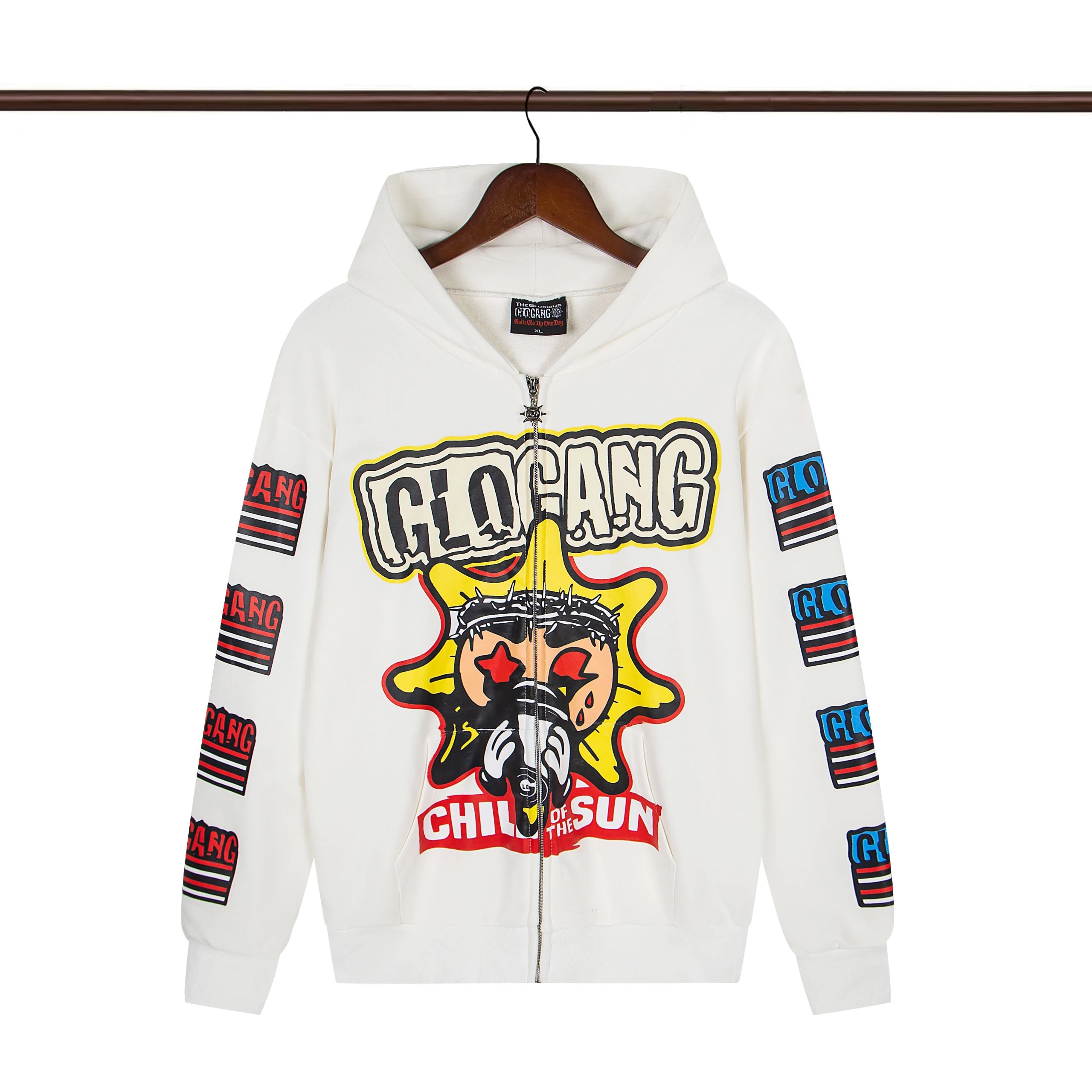 Glo Gang Hoodies & Sweatshirts Full-Zip Graphic Hoodie — 18
