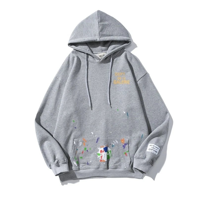 Gallery Dept. Hoodies & Sweatshirts Logo-Print Pullover Hoodie — 15