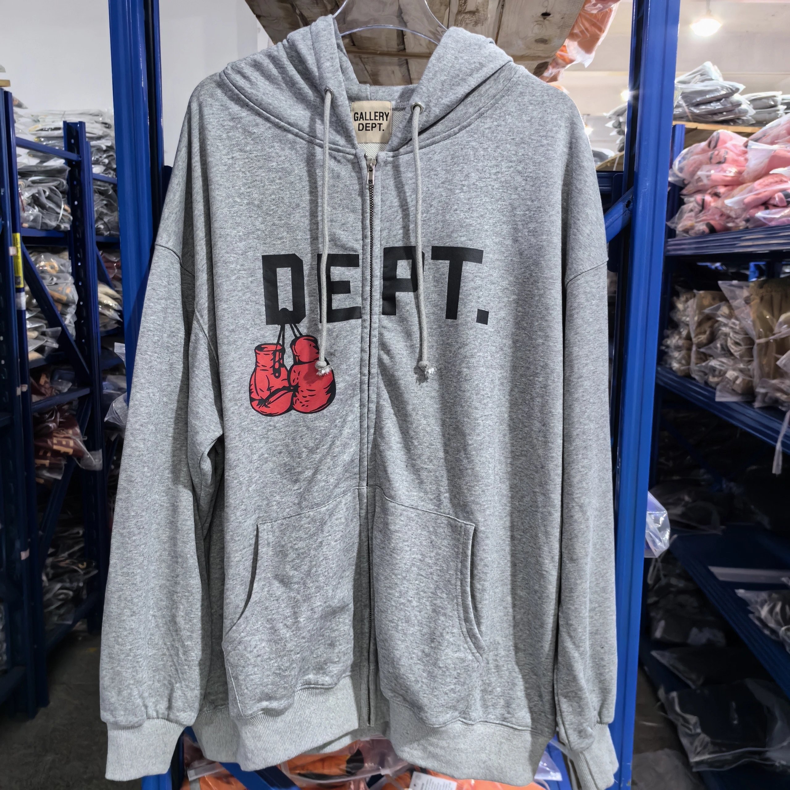 Gallery Dept. Hoodies & Sweatshirts Logo-Print Pullover Hoodie — 40