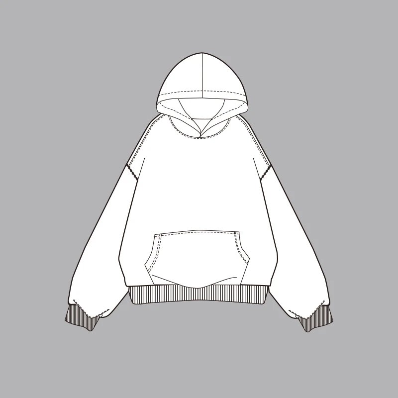 Three-Color Light Strip Hoodie Sport Set - Fire 528004