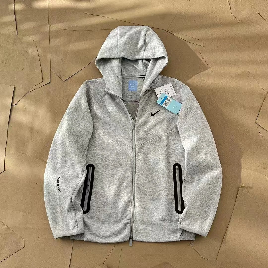 Grey Zipper Hoodie