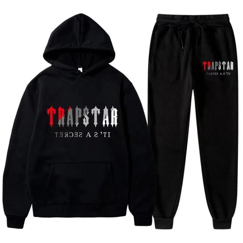 Trapstar It's A Secret Black Hoodie and Sweatpants Set - 15
