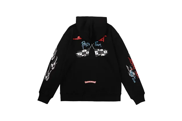 Chrome Hearts Hoodies & Sweatshirts Cross Graphic Hoodie product detail image 13