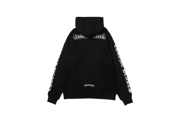 Chrome Hearts American Flag Hoodie Black - 17