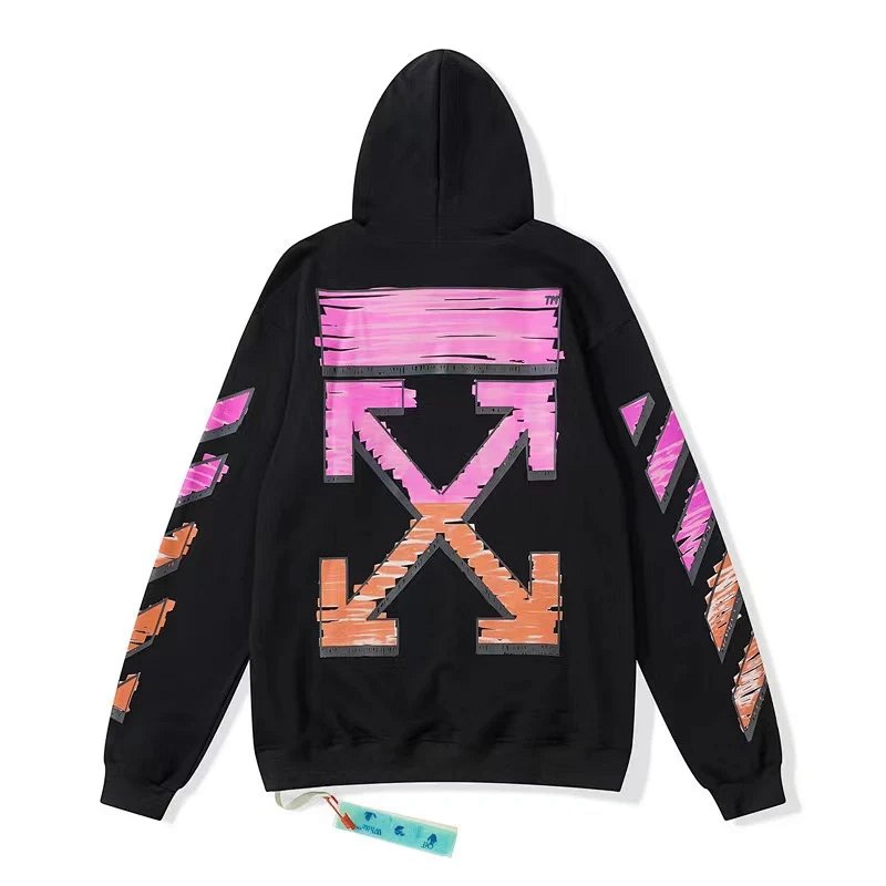 Off-White Diagonal Arrow Print White Hoodie product detail 16 in Litbuy spreadsheet finds