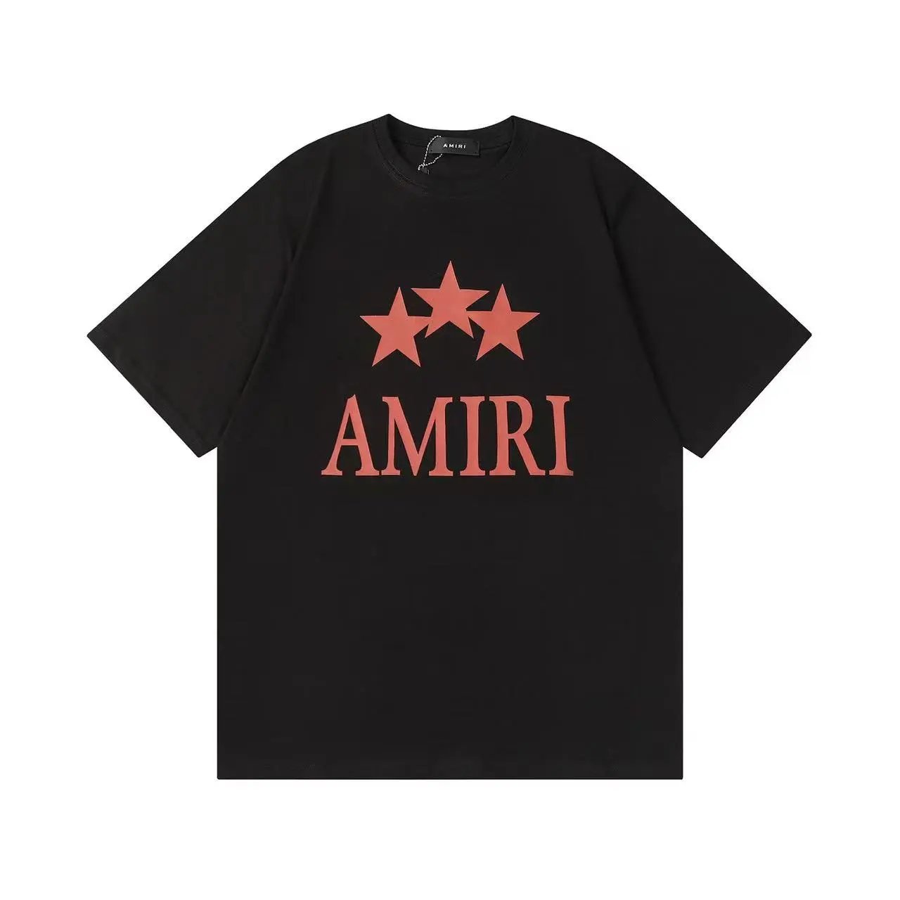 Amiri Logo Embroidered Arch T-Shirt Black - 12