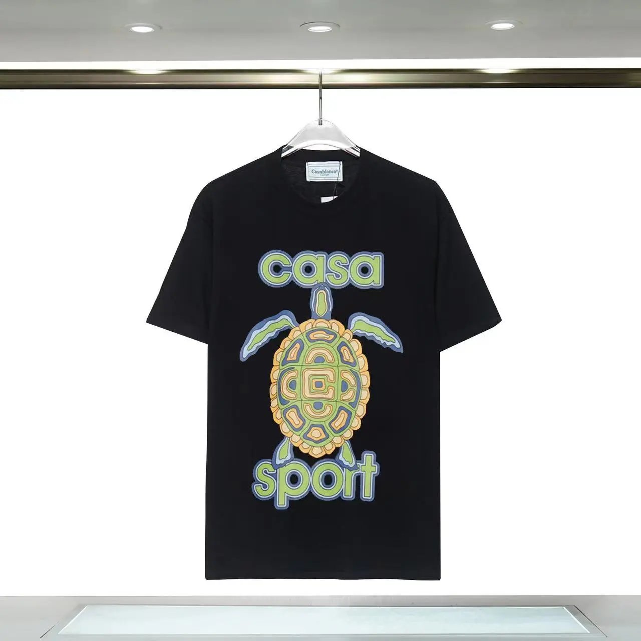 Casablanca Paris Citrus Graphic Black T-Shirt - 14