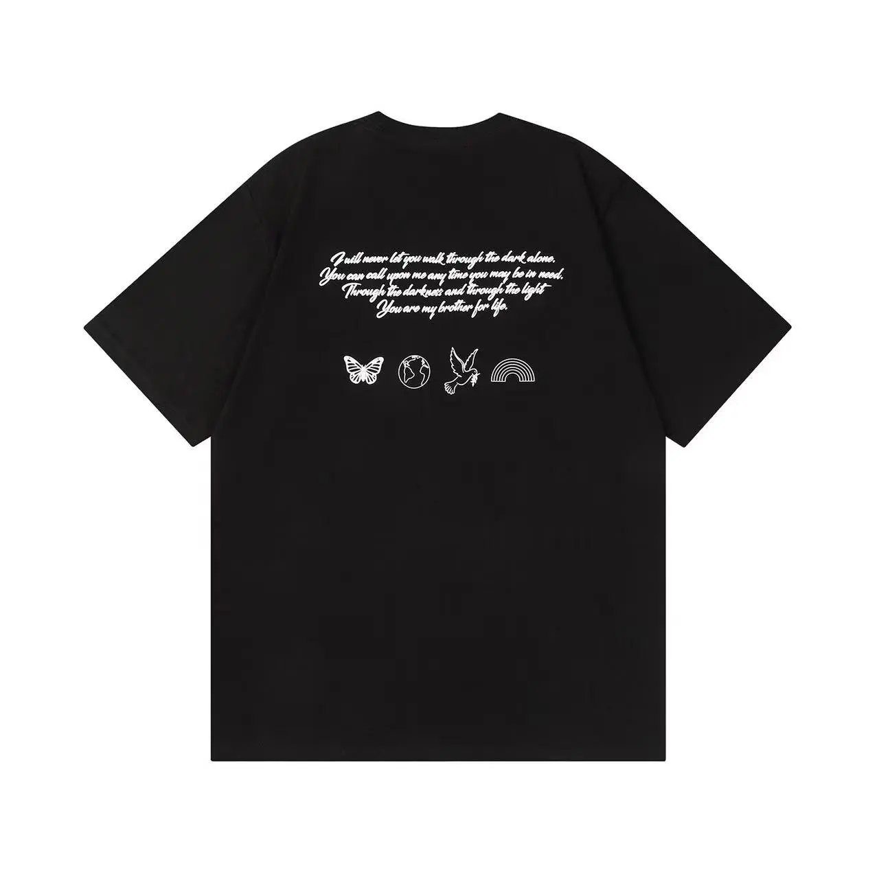 Amiri Logo Embroidered Arch T-Shirt Black - 13