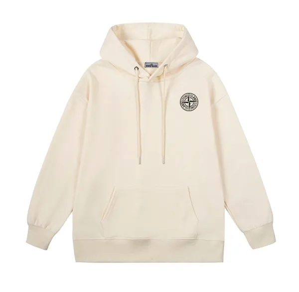 Design Fingerprint Graphic Hoodie Gray - 13