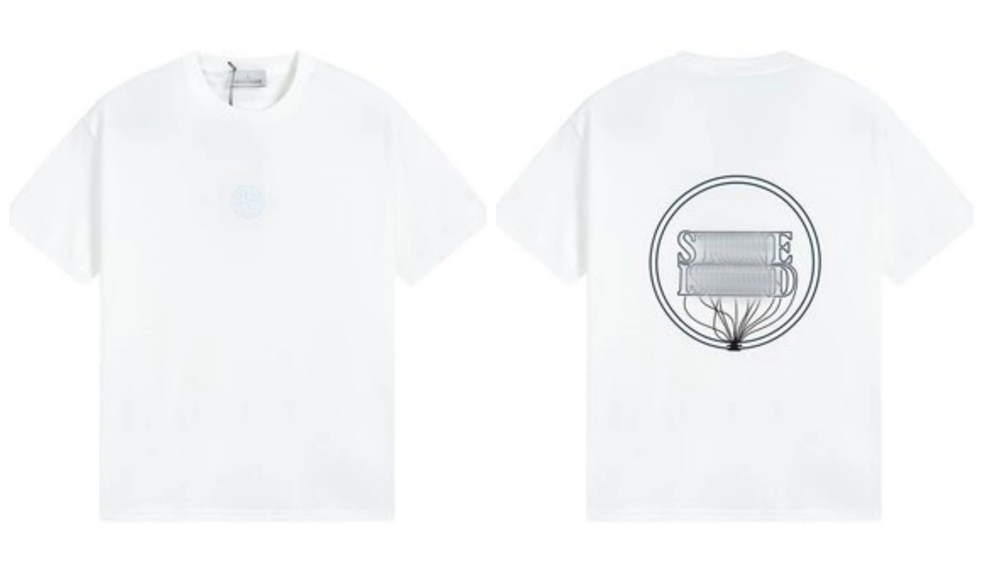 Stone Island Compass Logo T-Shirt White - 12