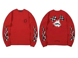 Unbranded Knitwear Long-Sleeve Patterned Polo Knit product detail image 12