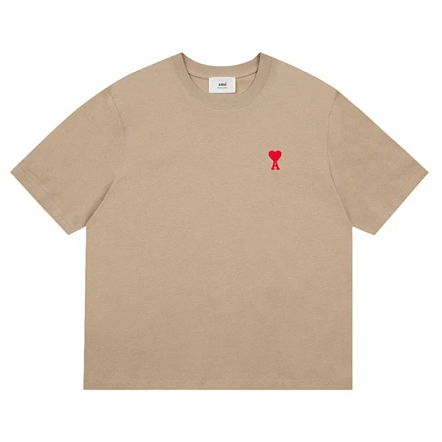 AMI Paris T-Shirts de Cœur Logo T-Shirt product detail image 13