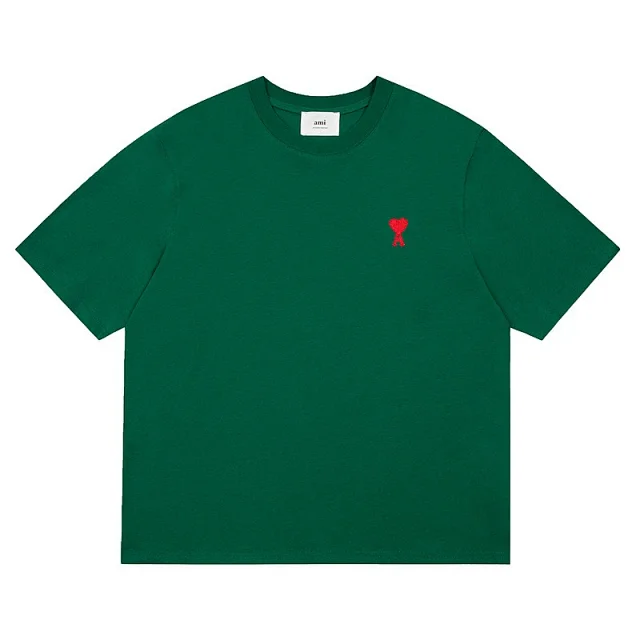 AMI Paris T-Shirts de Cœur Logo T-Shirt product detail image 14