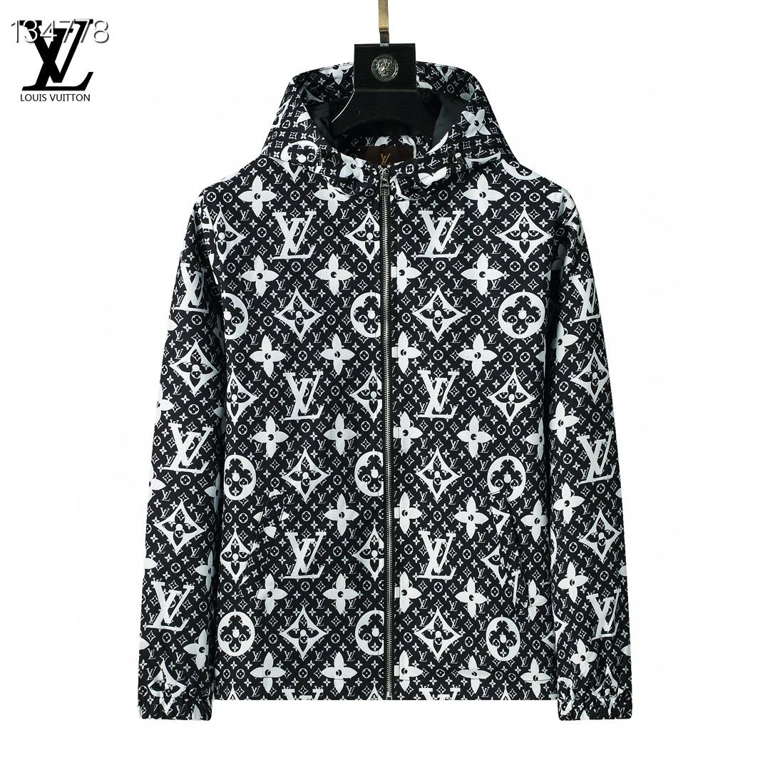 Gucci GG Monogram Bomber Jacket Black with Red-Green Trim - 15