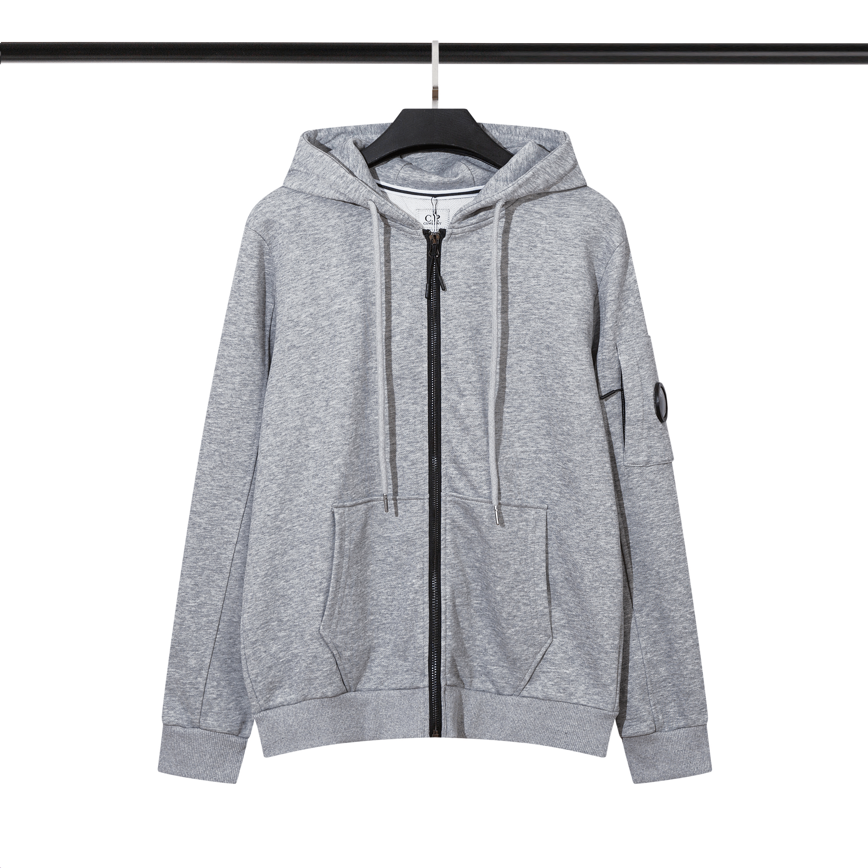 C.P. Company Hooded Zipper Sweatshirt White Gray Navy Olive Black Streetwear