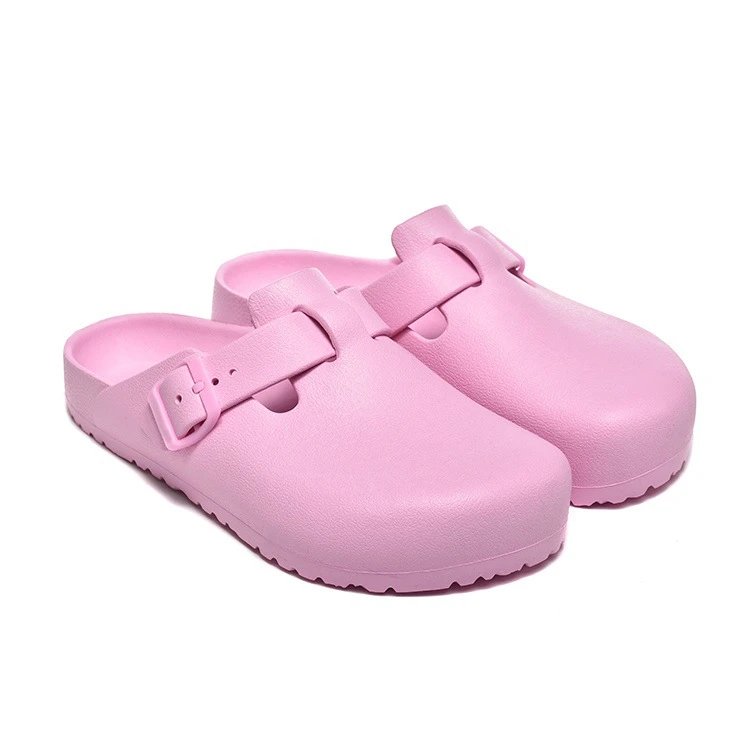 Birkenstock Sandals Arizona EVA Two-Strap — Pink-Closed-toe