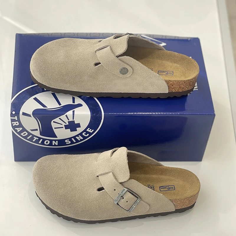 Birkenstock Sandals Arizona EVA Two-Strap — Gray-Women's Half Slippers
