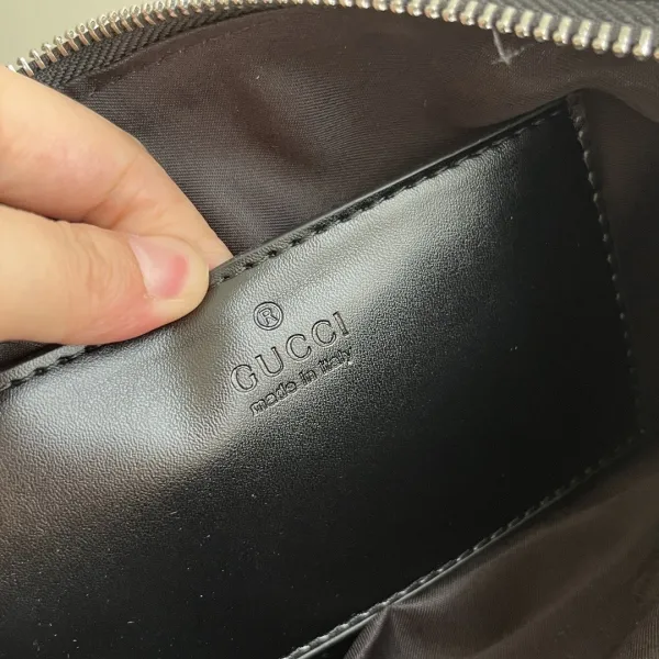 Gucci GG Marmont Mini Camera Bag Black Monogram Crossbody Bag - 8