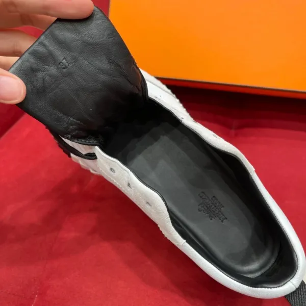 Hermès Oran Sneakers Black and White Suede Sneakers - 7