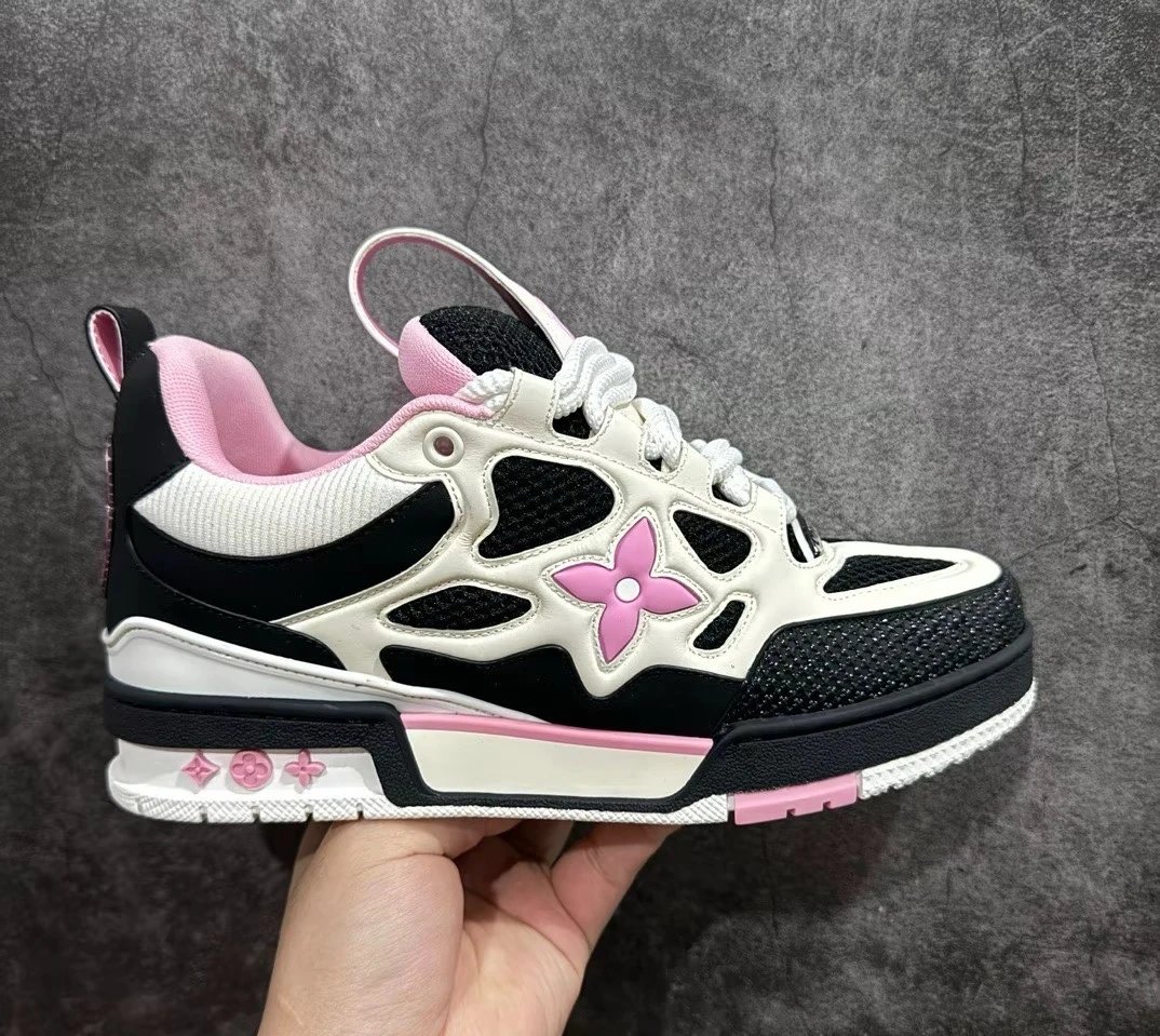 black and white pink